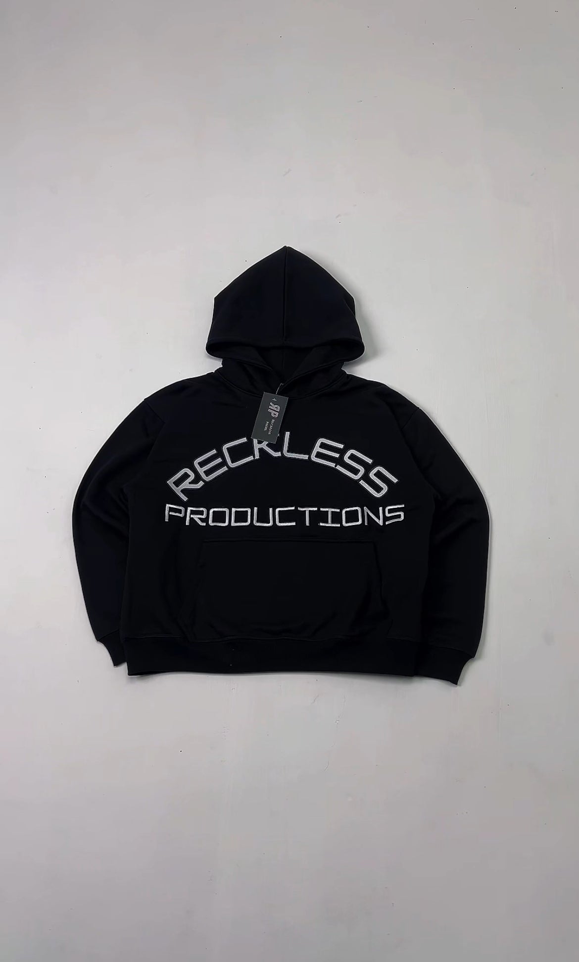 V1 Reckless Production Hoodie “RP” Black